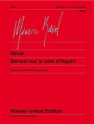 Maurice Ravel, Theo Hirsbrunner, Jochen Reutter - Menuet sur le nom d'Haydn