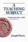 Joseph Harris - Teaching Subject, A