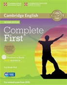 Guy Brook-Hart - Complete First - Second Edition: Student's Book with answers, CD-ROM and 2 Class Audio-CDs