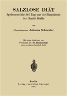 Blumenthal, Fr Blumenthal, Fr. Blumenthal, Schneide, Johann Schneider, Johanna Schneider - Salzlose Diät
