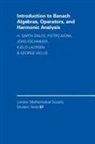 Pietro Aiena, Pietro (Universita degli Studi Aiena, Garth Dales, Garth Aiena Dales, H. Garth Dales, H. Garth (University of Leeds) Dales... - Introduction to Banach Algebras, Operators, and Harmonic Analysis