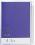 MARK'S Taschenkalender A6 vertikal, COLORS, Purple 2015