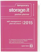 MARK'S Taschenkalender A5 vertikal, Storage.it, Neon pink 2015