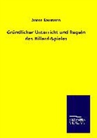 Anton Baumann - Gründlicher Unterricht und Regeln des Billard-Spieles
