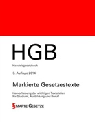 Smart Gesetze, Smarte Gesetze, Vitali Harwardt, Smarte Gesetze - HGB, Handelsgesetzbuch, 3. Auflage 2014, Smarte Gesetze, Markierte Gesetzestexte