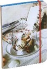 Cico - Art of Handmade Living Flexi Bound Mini Notebook Glass Bell With Coral