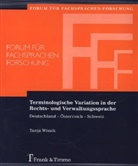 Tanja Wissik - Terminologische Variation in der Rechts- und Verwaltungssprache