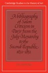 Neil McWilliam, Neil McWilliam - Bibliography of Salon Criticism in Paris From the July Monarchy to