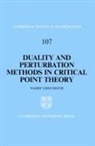 N. Ghoussoub, Nassif Ghoussoub, Bela Bollobas - Duality and Perturbation Methods in Critical Point Theory