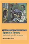 D. Gareth Walters, D. Gareth (University of Exeter) Walters, Gareth Walters - Cambridge Introduction to Spanish Poetry