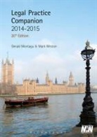 Gerald Montagu, Gerald Weston Montagu, Mark Weston - Legal Practice Companion 2014/15
