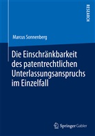 Marcus Sonnenberg - Die Einschränkbarkeit des patentrechtlichen Unterlassungsanspruchs im Einzelfall