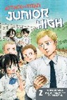 Hajime Isayama, Hajime (CRT)/ Nakagawa Isayama, Saki Nakagawa, Saki Nakagawa, Hajime Isayama - Junior High 2