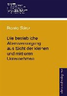 Beate Stirtz - Die betriebliche Altersversorgung aus Sicht der kleinen und mittleren Unternehmen