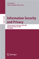 Colin Boyd, Juan González Nieto - Information Security and Privacy