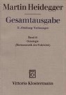 Martin Heidegger, Käte Bröcker-Oltmanns - Gesamtausgabe - 63: Ontologie
