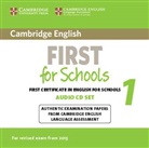 Cambridge English First for Schools 1 for updated exam 2015: 2 Audio-CDs (Hörbuch)