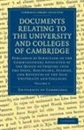 University Of Cambridge, University of Cambri, University of Cambridge - Documents Relating to the University and