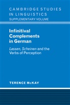 Terence McKay - Infinitival Complements in German