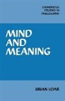 B. F. Loar, Brian Loar, Ernest Sosa - Mind and Meaning