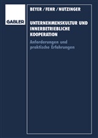 Heinrich Beyer, Ulric Fehr, Ulrich Fehr, Hans Nutzinger, Hans G Nutzinger, Hans G. Nutzinger - Unternehmenskultur und innerbetriebliche Kooperation