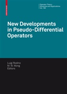 Luig Rodino, Luigi Rodino, W Wong, W Wong, M. W. Wong - New Developments in Pseudo-Differential Operators