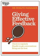 Harvard Business Review, Harvard Business Review, Harvar Business Review, Harvard Business Review, Harvard Business Review - Giving Effective Feedback