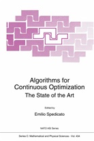 Spedicato, E Spedicato, E. Spedicato, Emilio Spedicato, Emilio Goiuseppe Spedicato - Algorithms for Continuous Optimization