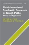 Peter K. Friz, Peter K. (University of Cambridge) Friz, Peter K. (University of Cambridge) Victoir Friz, Peter K. Victoir Friz, Nicolas B. Victoir - Multidimensional Stochastic Processes As Rough Paths