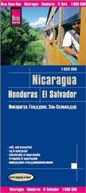 Reise Know-How Verlag Peter Rump - World Mapping Project: Reise Know-How Landkarte Nicaragua, Honduras, El Salvador