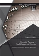 Franz Gröger - Financial Planning Geschäftsidee mit Zukunft: Ursprünge, Preisgestaltung, Marketing, Businessplan