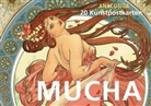 Alfons Mucha, Alfons Mucha, Anaconda Verlag - Mucha, Postkartenbuch