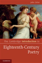 John Sitter, John (University of Notre Dame Sitter, John E. Sitter - Cambridge Introduction to Eighteenth-Century Poetry