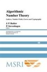 J. P. Buhler, J.p. Stevenhagen Buhler, J. P. Buhler, P. Stevenhagen - Algorithmic Number Theory
