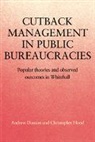 Andrew Dunsire, Christopher Hood, Hood Christopher - Cutback Management in Public Bureaucraci