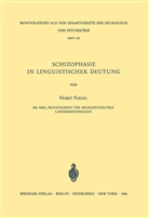 H Flegel, H. Flegel, Horst Flegel - Schizophasie in Linguistischer Deutung