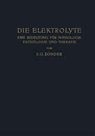S G Zondek, S. G. Zondek - Die Elektrolyte
