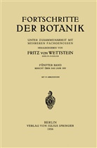 Fritz von Wettstein, Fritz von Wettstein - Fortschritte der Botanik