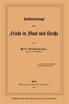 Peter Reichenlperger, Peter Reichensperger - Kulturkampf oder Friede in Staat und Kirche
