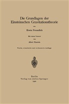 Erwin Freundlich - Die Grundlagen der Einsteinschen Gravitationstheorie
