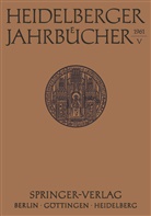 Kenneth A Loparo, Kenneth A. Loparo, Universitäts-Gesellschaft Heidelberg, Universitäts-Gesellschaft Heidelberg - Heidelberger Jahrbücher. Bd.5