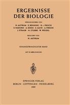 Autrum, H Autrum, H. Autrum, Bünning, E Bünning, E. Bünning... - Ergebnisse der Biologie