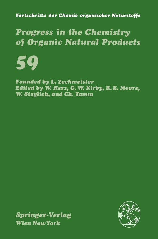 A. -M. Eklund, S. -I. Hatanaka, I. Wahlberg, W. Herz, G. W. Kirby, … - Fortschritte der Chemie organischer Naturstoffe / Progress in the Chemistry of Organic Natural Products
