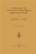 Bertelsmann, W Bertelsmann, W. Bertelsmann, Wilhelm Bertelsmann, F Schuster, F. Schuster... - Einführung in die technische Behandlung gasförmiger Stoffe