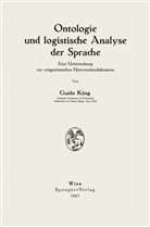 Guido Küng - Ontologie und logistische Analyse der Sprache