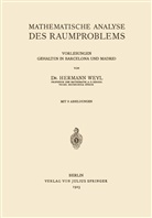 Hermann Weyl - Mathematische Analyse des Raumproblems