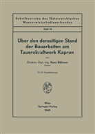 Hans Böhmer - Über den derzeitigen Stand der Bauarbeiten am Tauernkraftwerk Kaprun