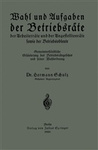 Hermann Schulz - Wahl und Aufgaben der Betriebsräte der Arbeiterräte und der Angestelltenräte sowie der Betriebsobleute