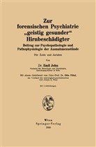 Emil John - Zur forensischen Psychiatrie "geistig gesunder" Hirnbeschädigter