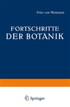 Fritz von Wettstein, Fritz von Wettstein - Fortschritte der Botanik
